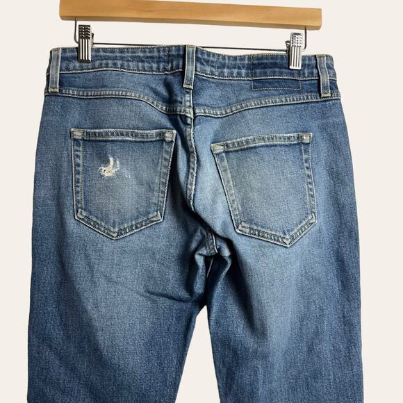 AMO Tomboy Boyfriend Denim Blue Jeans in Dive Bar Size 25 - Picture 6 of 9